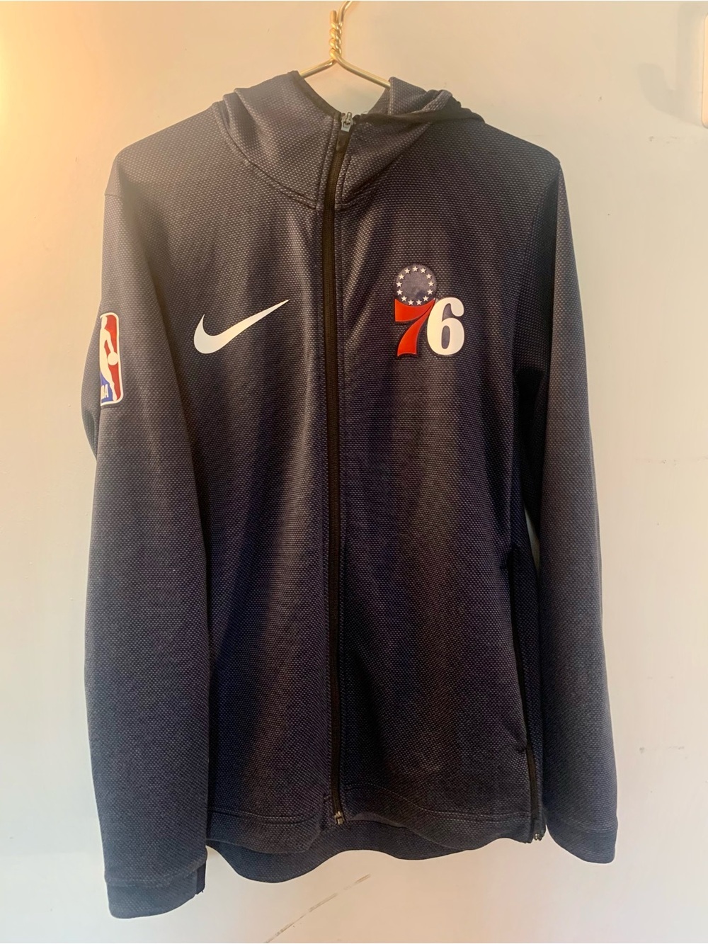Nike NBA Philadelphia 76ers Dri-FIT Full Zip Jacket – Men's Medium LeBron Sixers